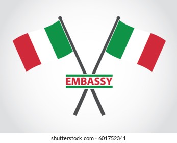 Italy Emblem Embassy