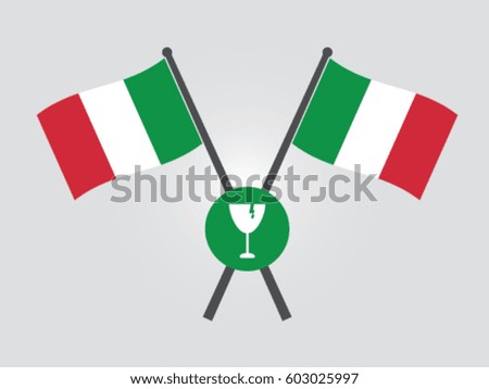 Italy Emblem Fragile