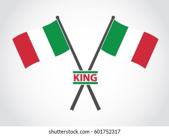 Italy Emblem King
