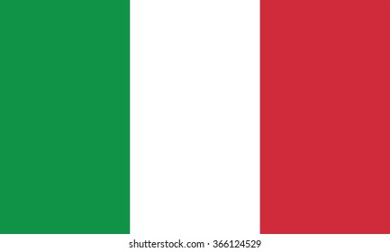 Italy Flag Real Colors Stock Illustration 1741559627