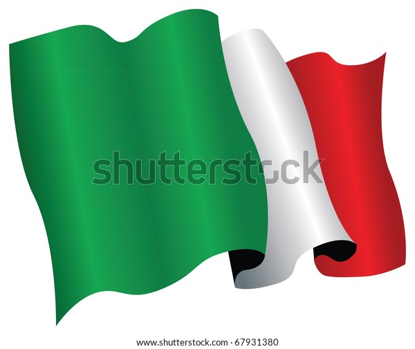 Italy Flag Stock Vector (Royalty Free) 67931380 | Shutterstock