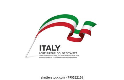 Italy flag background - Shutterstock ID 790522156