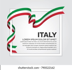 Italy flag background