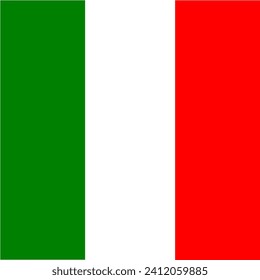 Italy flag, bandeira da Italia, vector