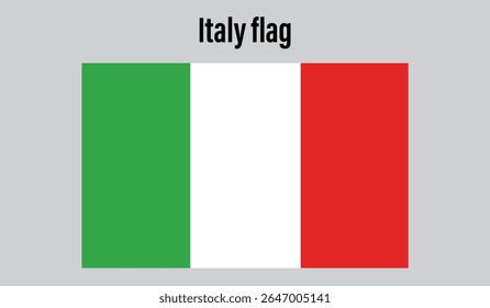 Italy Flag design digital vector illustration