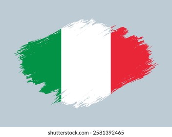 italy flag grunge vector design