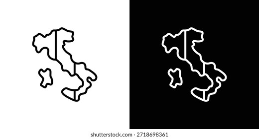 Itália bandeira ícone elemento de logotipo. Ilustração vetorial. EPS10