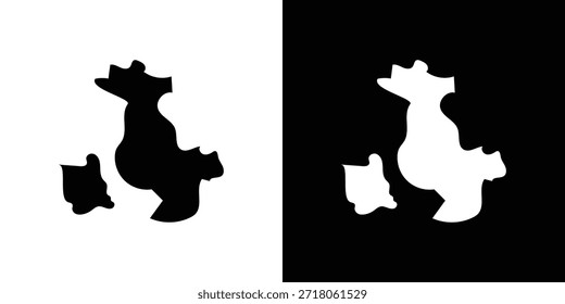 Icono de la bandera de Italia. Pictograma simple de alta calidad. Estilo sólido moderno