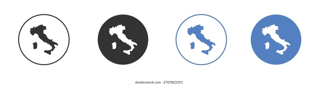 Itália ícone da bandeira ilustração de arte vetorial. para conceito móvel e web designs