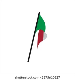 Italy flag icon vector illustration