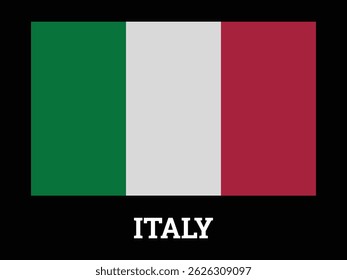 Italy Flag Icon Vector Illustration Design