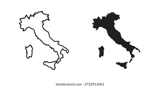 Italien-Flaggensymbol für Web und App. Vektorgrafik eps