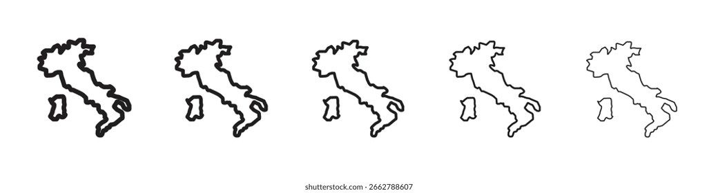 Icono de la bandera de Italia para su diseño de Sitio web, logotipo, App, UI.