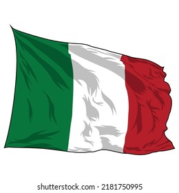 Italy Flag Royalty Vector Art, Image