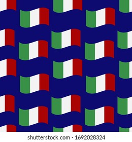 italy flag seamless pattern vector illustration 