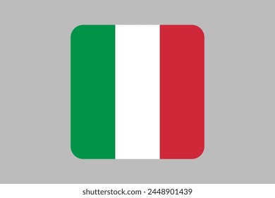Italy flag sign, National Italy flag, Italian flag, Vector Illustration
