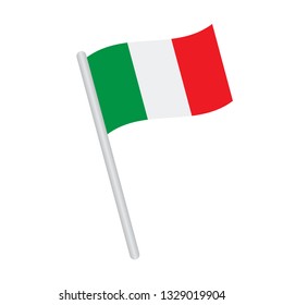 Italy  flag. Simple vector Italy Italian  flag