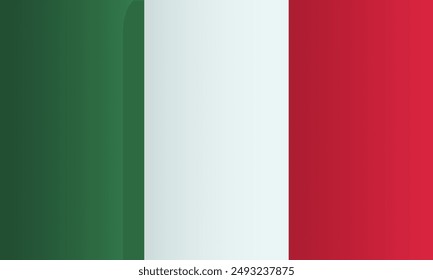 Italy flag. Symbol of patriotism and freedom. Vector