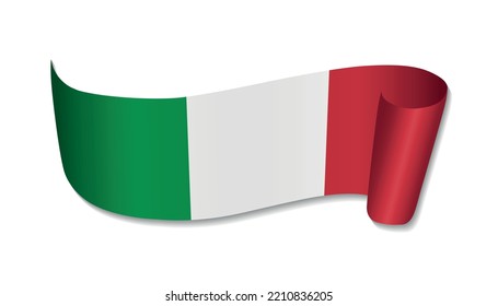 Italy Flag Symbolribbon Flag Italy Stock Vector (Royalty Free ...