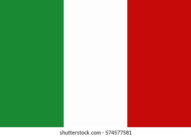 Italy flag vector