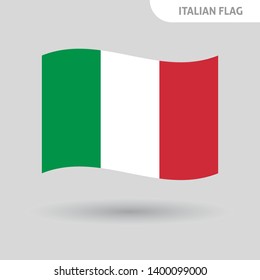 Italy Flag Vector Icon Italian National Stock Vector (Royalty Free ...