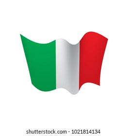 Italy flag, vector illustration