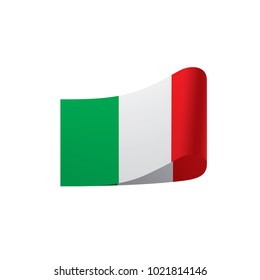 Italy flag, vector illustration