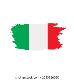 Italy flag, vector illustration