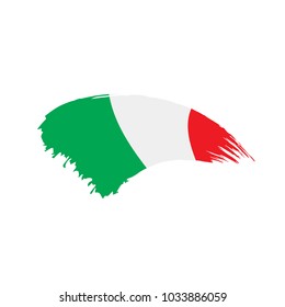 Italy flag, vector illustration