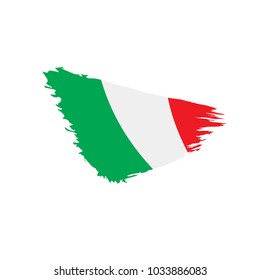 Italy flag, vector illustration