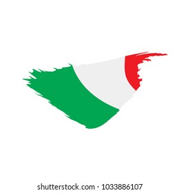 Italy flag, vector illustration