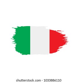 Italy flag, vector illustration