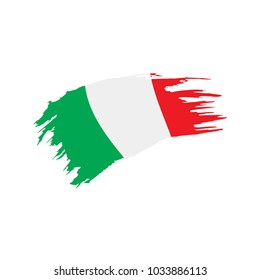 Italy flag, vector illustration