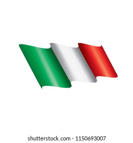Italy flag, vector illustration