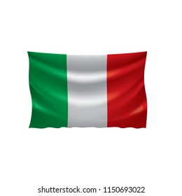 Italy flag, vector illustration