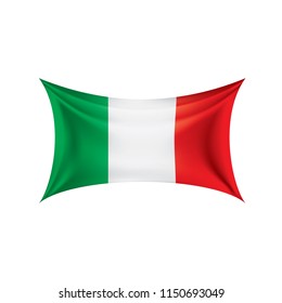 Italy flag, vector illustration
