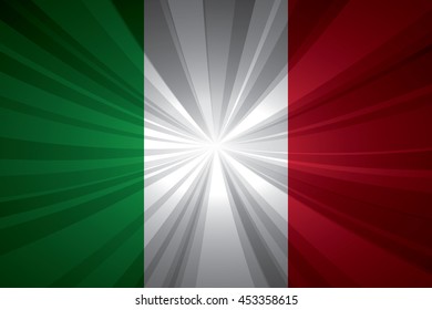 Italy flag vector illustration.