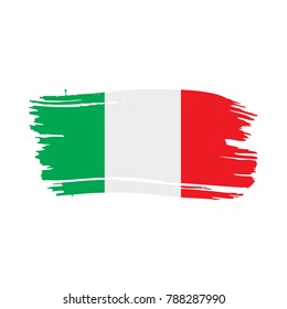 Italy flag, vector illustration