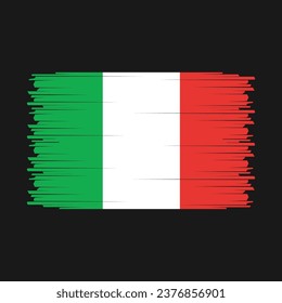 Italy Flag Vector Illustration Design