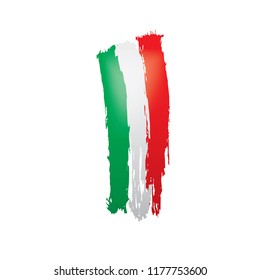 Italy Flag Vector Illustration On White Stock Vector (Royalty Free ...