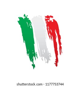 Italy Flag Vector Illustration On White Stock Vector (Royalty Free ...