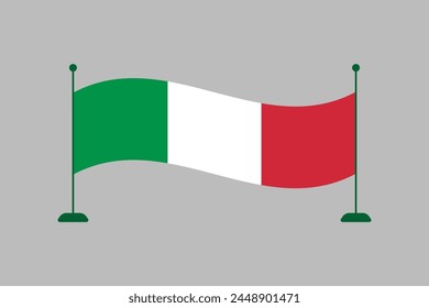 Italy flag, The flag of Italy, Vector flag of Italy, italian flag, vector illustration
