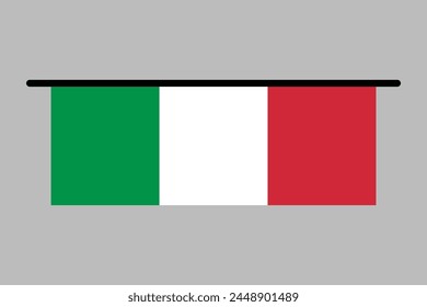 Italy flag, The flag of Italy, Vector flag of Italy, italian flag, vector illustration
