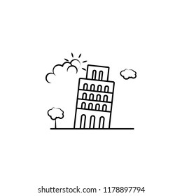 Italy icon. Element of anti aging icon for mobile concept and web apps. Doodle style Italy icon can be used for web and mobile on white background