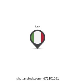 italy icon. sign design