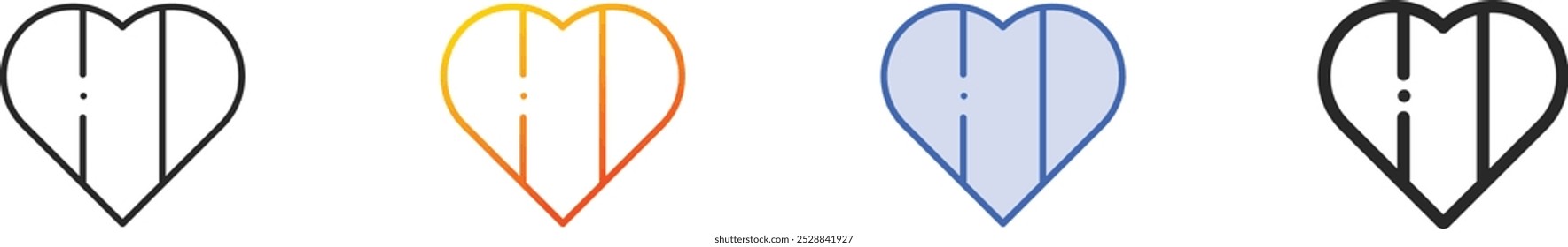 Icono de Italia. Diseño lineal delgado, degradado, trazo azul y estilo atrevido aislado sobre fondo blanco