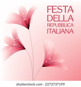 Día de la Independencia de Italia. Diseño adecuado para carteles y pancartas de tarjetas de felicitación