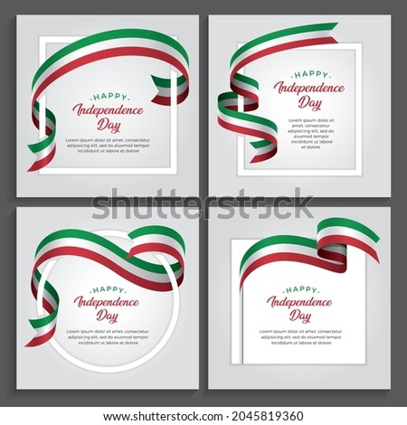 Italy independence day vector illustration on a white background