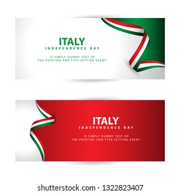 Italy Independence Day Vector Template Design Illustration