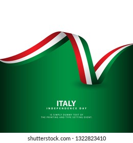 Italy Independence Day Vector Template Design Illustration